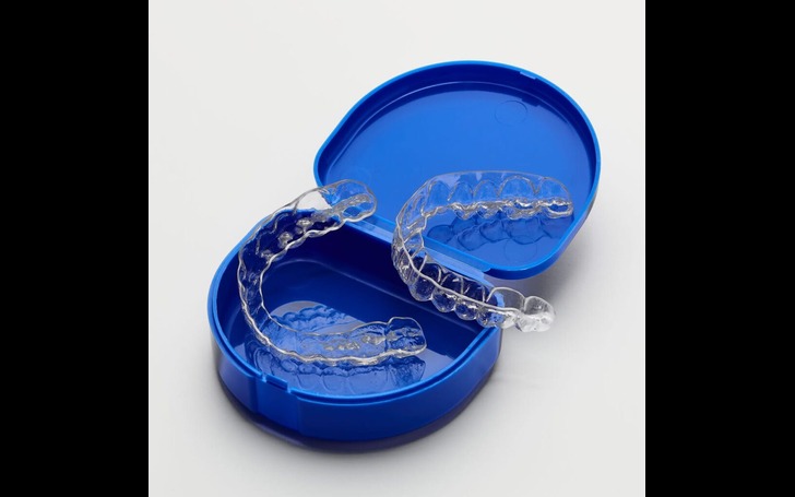 A plastic retainer on a case